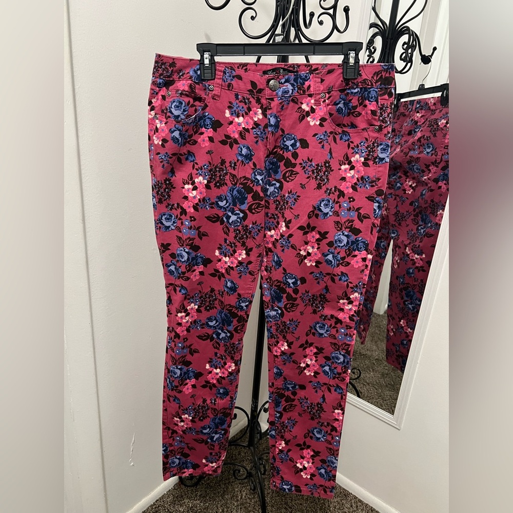 Love Nation Kids Floral Bottoms in Pink and Blue